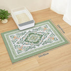Unicorn Catcher 33"x22" Cat Litter Mat Non-Slip Washable Litter Box Mat | High-Density PVC Litter Catcher Mat Efficiently Traps Scattered Litter From Paws To Keep Floors Clean