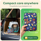 KeepGoing Pet First Aid Kit for Dogs & Cats, 99 Pc. Travel Emergency Kit | Dog & Cat Travel Accessories for Car, Camping & Hiking, Pet Essentials & Supplies