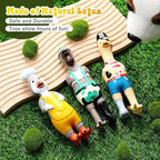 Silipull 3 Pcs Rubber Chicken Squeaky Dog Toys Screaming Chicken Latex Soft Rubber Chew Molar Toys Interactive Pet Funny Squawkers Cute Dog Gifts for Small Medium Birthday (Cosplay Style)