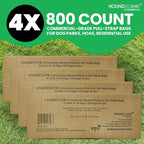 3200 Ct XL Pull-Strap Header Pet Waste Bags for HOA Stations | Commercial XL Pull-Strap Header Dog Poop Bags, 32x100 Bags, Leakproof, Strong, Easy Single Pull for Poop Station Dispensers