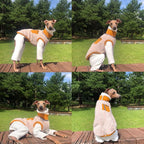 D Doggy Star Italian Greyhound Warm Fleece Zip-up Sweater Jacket Outfit Clothes Whippet for Dog Coat (S,Zipup Mustard)