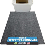 Drymate Cat Litter Box Mat, Litter Trapping Mat, Grey, 20x28 | Waterproof, Urine-Proof, Absorbent, Machine Washable, Soft on Paws, Contains Mess, Protects Floors, Kitten Supplies, USA Made