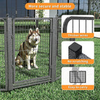 Low Threshold Dog Playpens Fence Indoor, 40 inch 28 Panels Heavy Duty Metal Outdoor Pet Playpen for Large/Medium/Small Dogs, Tall Dog Play Exercise Pens Outside