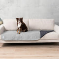 PetAmi Waterproof Couch Cover for Dog Bed Sofa Blanket, 30x70 Light Gray | Leakproof Furniture Protector for Pet Cat, Machine Washable Pee Proof Mat for Chair Car Seat, Durable & Anti Slip Backing