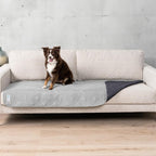 PetAmi Waterproof Couch Cover for Dog Bed Sofa Blanket, 30x70 Light Gray | Leakproof Furniture Protector for Pet Cat, Machine Washable Pee Proof Mat for Chair Car Seat, Durable & Anti Slip Backing