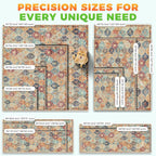 Hompet Cat Litter Mat 2 Pack, 24.8x54 Large Machine Washable Trapping Mats for Cats, Super Absorbent & Urine-Proof Cat Litter Box Mat for Floor, Waterproof & Non Slip Kitty Litter Rug