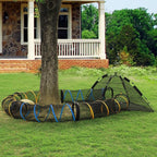 Cat Tent for Indoor and Outdoor Cat Enclosures(Outdoor, Tunnel, and Playhouse) Cat Playpen X-Large Portable Cat Tunnel Play Tents for Cats Rabbits and Small Animals
