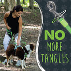 Mighty Paw Retractable Dog Leash, Heavy Duty for Small, Medium & Large Dogs | Anti-Slip Handle, Reflective Nylon Tape, Tangle-Free Swivel Clip, Auto-Locking Button, U-Shaped Guide
