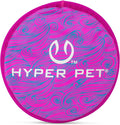 Hyper Pet Flippy Flopper Flying Disc Soft Dog Toy, 9 Inches, Purple Swirl | Safe on teeth, stays on the water surface for pool and lake fetch games, keeps active pups leaping and chasing every day