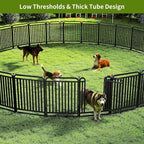 Heavy Duty Tube Dog Playpens,Dog playpen Outdoor for Large Dogs,Puppy Play Pen for Indoors,40" H 36 Panels