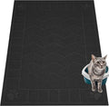 Cat Litter Mat, Litter Trapping Mat Soft on Kitty Paws, 47" x 35" Kitten Litter Box Mat for Cleaner Floors, Waterproof, Easy Clean, Durable XL Large Size Cat Litter Pad for Kitten.