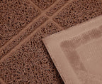 Amazon Basics Less-Mess Cat Litter Box Mat, 24" x 35", Unscented, Brown