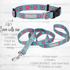 Lucky Love Dog - Adjustable Dog Collar with Easy Click Buckle for Small Ones, Durable, & Comfortable for Male & Female Dogs, Pet Collar for Puppies & Adult Dogs - Clara, XS