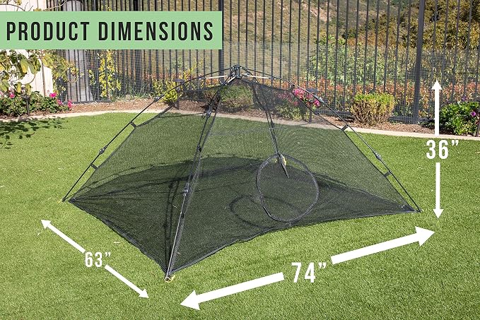 Cat Tent, Large Portable Playhouse for Outdoors and Indoors | Enclosure for felines, kittens and small animals, use outside or inside, a happy habitat that keeps pets contained safely
