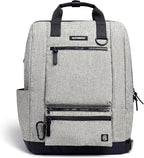 Cleverpup Porter 2-in-1 Dog Gear Backpack – Premium Dog Travel Bag with 10 Pockets, Zip-Off Treat Pouch, Leash Clip, Waterproof Pockets & Water Bottle Holder – Weekend, Hiking, Camping, Heather Grey