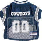 Pets First NFL Dallas Cowboys Dog Jersey, Size X-Small, Football Shirt Costume for Pet, Dog Sports T-Shirt, NFL Team Clothing for Cats, Licensed Pet Apparel Available in 7 Sizes and 32 Teams
