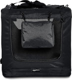 Amazon Basics Foldable Portable Soft Pet Dog Crate Carrier Kennel, 36 x 24 x 24 inches, Black